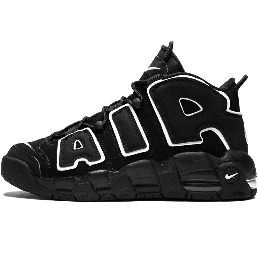 NIKE iCL AIR MORE UPTEMPO GS 'BLACK' GA A Abve| LbYTCYf 