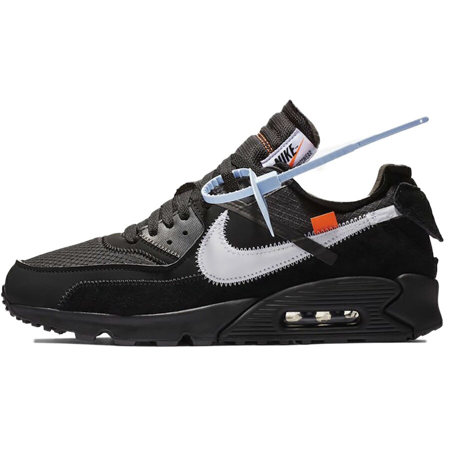 NIKE iCL OFF-WHITE X AIR MAX 90 'BLACK' It-zCg~GA }bNX 90 