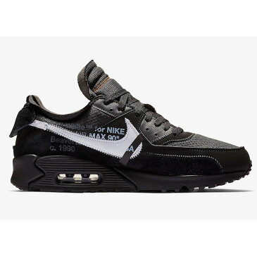 NIKE ナイキ OFF-WHITE X AIR MAX 90 'BLACK' オフ-ホワイト×エア マックス 90 