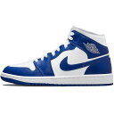 NIKE ナイキ WMNS AIR JORDAN 1 MID 039 KENTUCKY BLUE 039 レディースサイズモデル エア ジョーダン ワン ミッド ケンタッキー ブルー レディース メンズ スニーカー WHITE/BLUE-WHITE BQ6472-104【限定完売モデル】