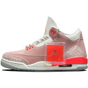 NIKE ナイキ WMNS AIR JORDAN 3 RETRO 039 RUST PINK 039 レディースサイズモデル エア ジョーダン 3 レトロ ラスト ピンク レディース メンズ スニーカー SAIL/RUST PINK-WHITE-CRIMSON CK9246-600【海外展開 日本未入荷】