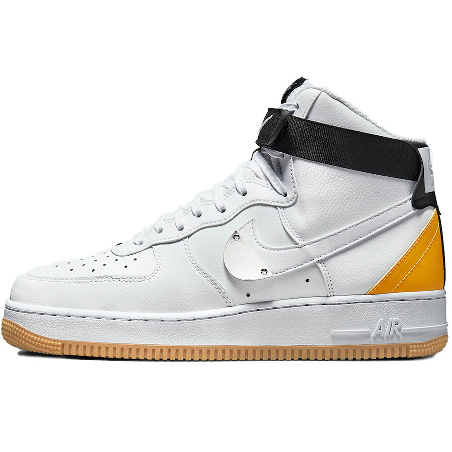 NIKE ナイキ NBA X AIR FORCE 1 HIGH 07 LV8 WHITE UNIVERSITY GOLD エヌビーエー エア フォース ワン ハイ エレベイト ホワイト ユニバーシティゴールド メンズ レディース スニーカー WHITE/…