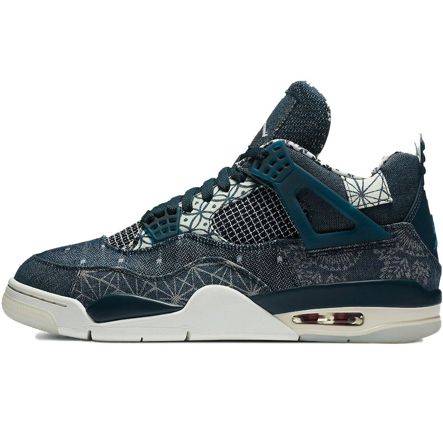 NIKE ナイキ AIR JORDAN 4 RETRO SE 039 SASHIKO 039 エア ジョーダン 4 レトロ スペシャルエディション 刺し子 メンズ レディース スニーカー DEEP OCEAN/SAIL-CEMENT GREY-FIRE RED CW0898-400【限定完売モデル】