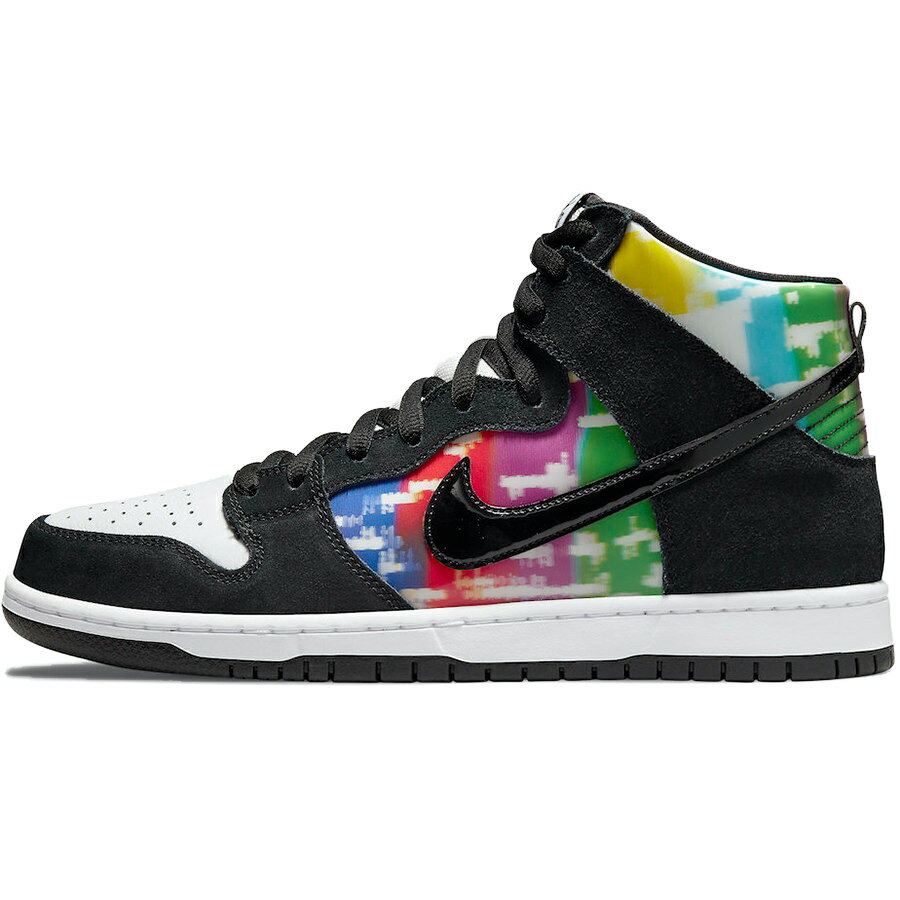 NIKE ナイキ DUNK HIGH SB TV SIGNAL ダンク ハイ エスビー テレビ シグナル メンズ レディース スニーカー BLACK/MULTI CZ2253-100【限定完売モデル】