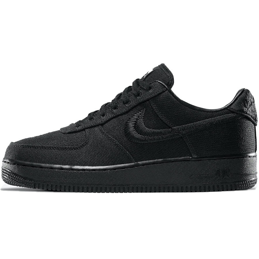 NIKE iCL STUSSY X AIR FORCE 1 LOW 'TRIPLE BLACK' Xe[V[~GA tH[X  [ 