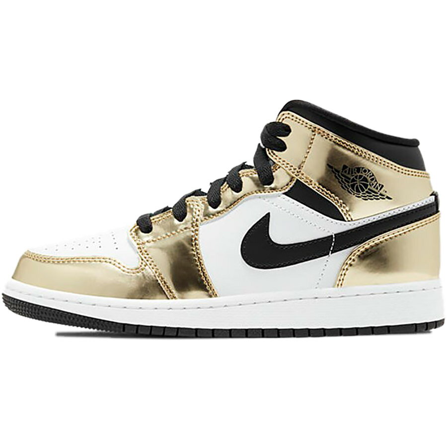 楽天Tens clothingNIKE ナイキ AIR JORDAN 1 MID SE GS 'METALLIC GOLD' キッズサイズモデル エア ジョーダン ワン ミッド スペシャルエディション 