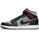 NIKE ナイキ AIR JORDAN 1 MID 039 SHADOW 039 エア ジョーダン 1 ミッド 039 シャドウ 039 メンズ レディース スニーカー BLACK/PARTICLE GREY/WHITE/GYM RED 554724-096【限定完売モデル】