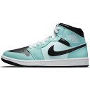 NIKE ナイキ WMNS AIR JORDAN 1 MID 'AQUA BLACK' ウィメンズサイズモデル エア ジョーダン 1 ミッド 'アクア ブラック' レディース メンズ スニーカー LIGHT DEW/BLACK TEAL/TINT WHITE BQ6472-300