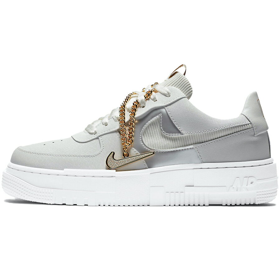 NIKE ナイキ WMNS AIR FORCE 1 PIXEL WHITE GOLD CHAIN ウィメンズサイズモデル エア フォース 1 ホワイト ゴールド チャーム レディース メンズ スニーカー SUMMIT WHITE/DARK BEETROOT/WHITE…