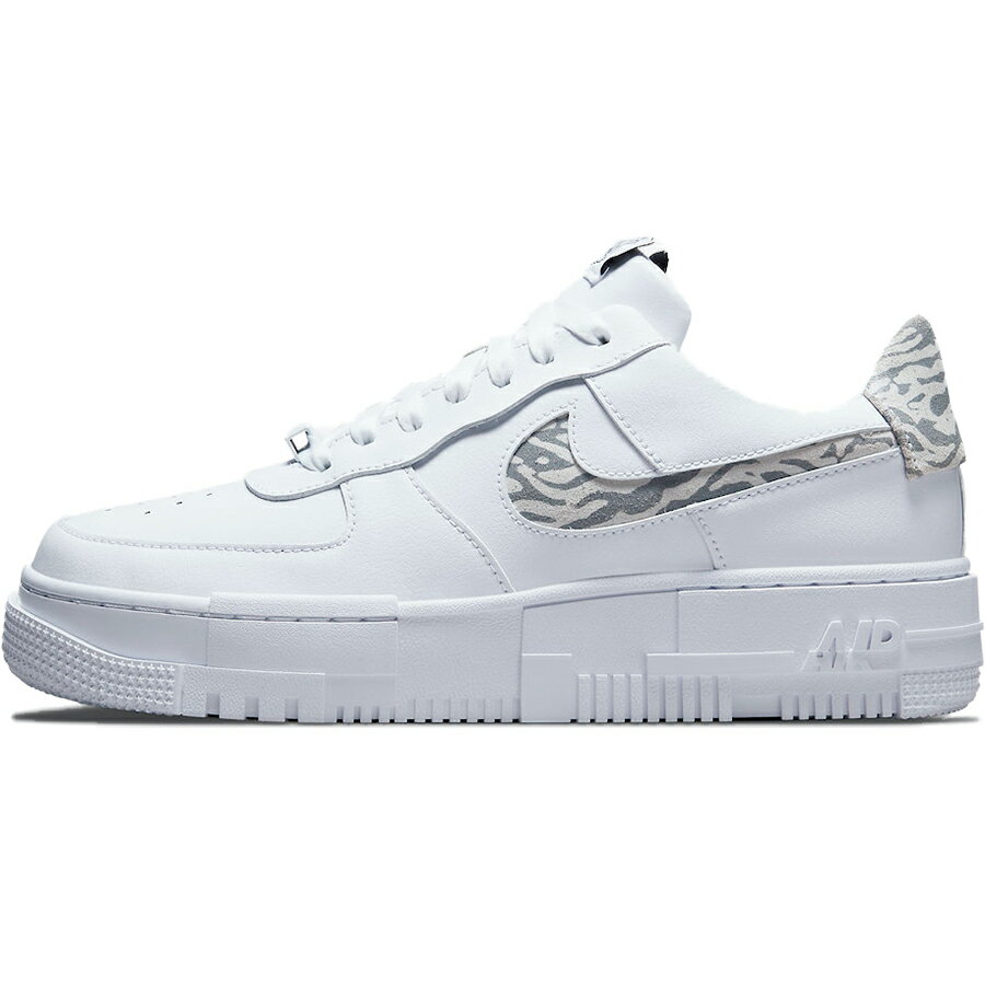 NIKE ナイキ WMNS AIR FORCE 1 PIXEL SE 'ZEBRA' ウィメンズサイズモデル エア フォース 1 ピクセル SE 'ゼブラ' レディース メンズ スニーカー WHITE/PARTICLE GREY/SUMMIT WHITE DH9632-100