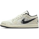 NIKE ナイキ AIR JORDAN 1 LOW 039 BRUSHSTROKE SWOOSH - PAINT SPLATTER 039 エア ジョーダン ワン ロー ブラシストローク スウッシュ ペイントスプラッター メンズ スニーカー NATURAL/BLACK-MULTI DM3528-100【海外展開 日本未入荷】