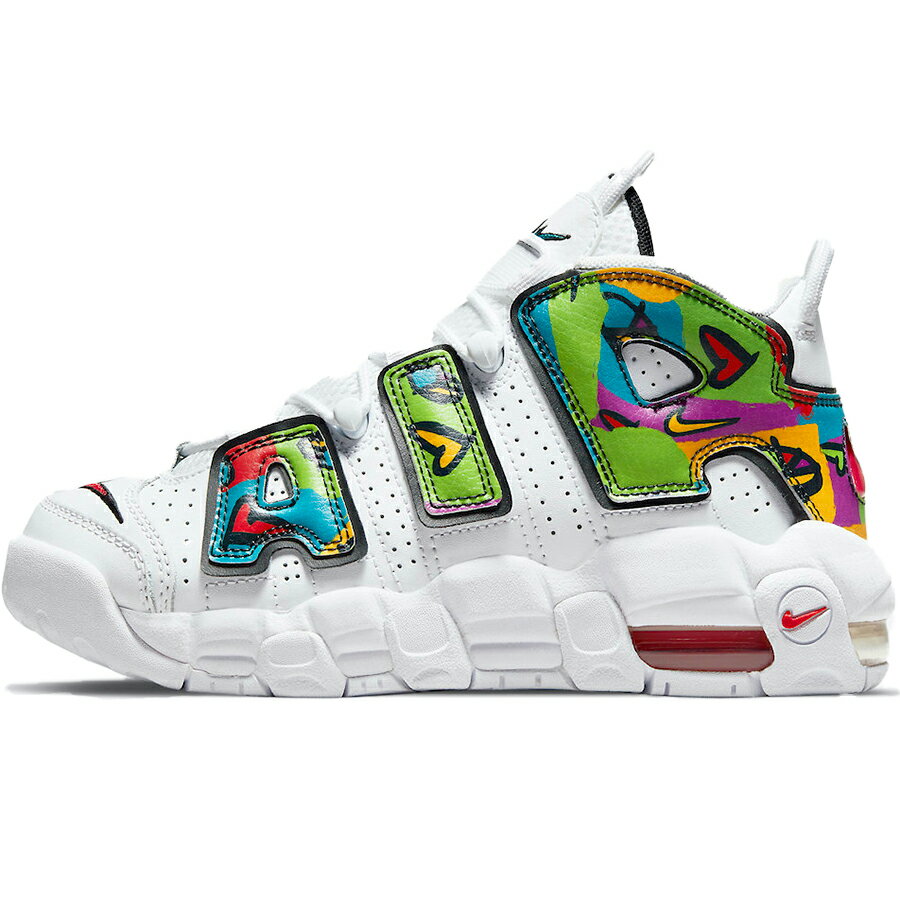 楽天Tens clothingNIKE ナイキ AIR MORE UPTEMPO GS 'PEACE, LOVE, BASKETBALL' エアモアアップテンポ ガールズサイズ 