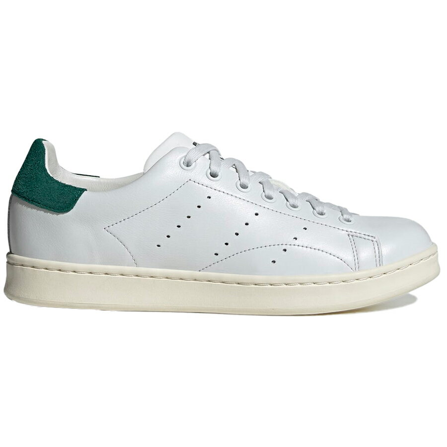 ADIDAS アディダス STAN SMITH 'HILLET WHITE COLLEGIATE GREEN' スタンスミス 'ハイレット ホワイト カレッジエイト グリーン' メンズ レディース スニーカー CRYSTAL WHITE/OFF WHITE/COLLEGIATE GREEN Q46123【海外展開 日本未入荷】