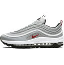 NIKE ナイキ AIR MAX 97 GOLF 039 SILVER BULLET 039 エア マックス 97 ゴルフ 039 シルバー ビュレット 039 メンズ レディース スニーカー METALLIC SILVER/VARSITY RED/WHITE BLACK CI7538-001【限定完売モデル】