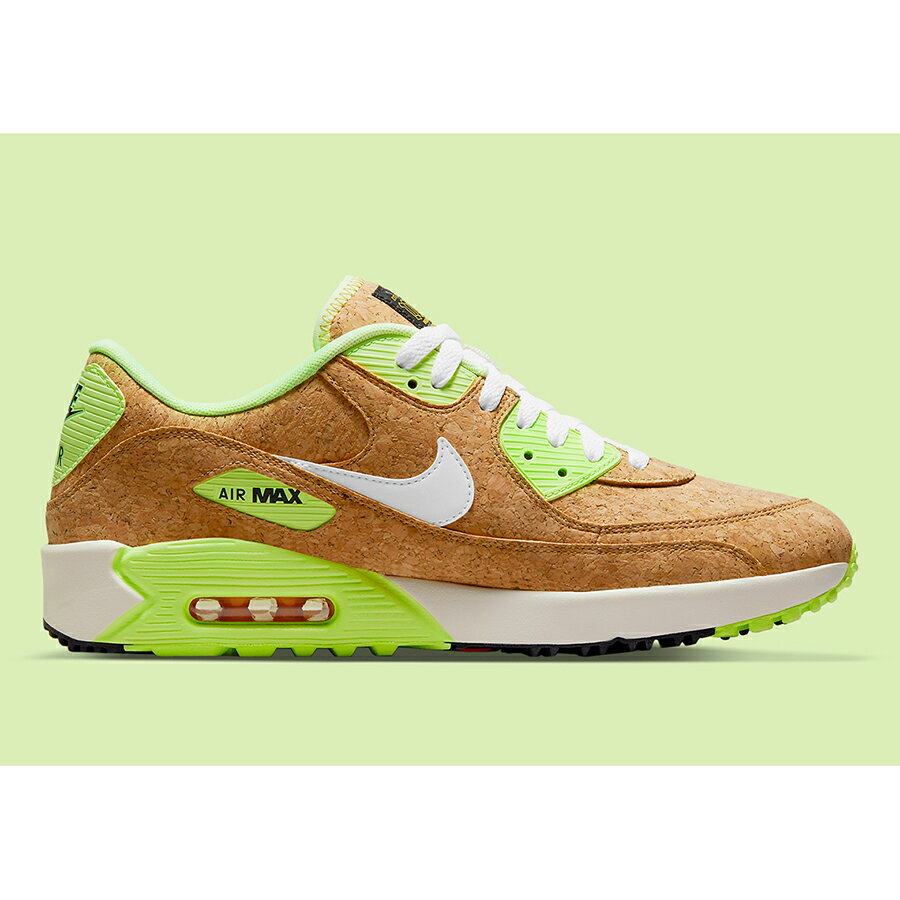 NIKE ナイキ AIR MAX 90 GOLF NRG 'CORK' エア マックス 90 ゴルフ NRG 'コルク' メンズ レディース スニーカー BEECHTREE/BARELY VOLT/BLACK/SAIL DC4932-200【限定完売モデル】