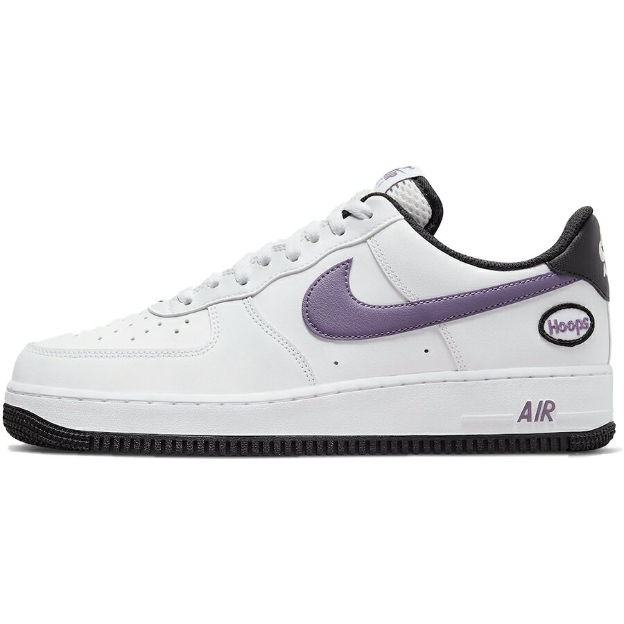 NIKE iCL AIR FORCE 1 LOW 'HOOPS WHITE CANYON PURPLE' GA tH[X 1 [ 't[vX zCg LjI p[v' Y fB[X Xj[J[ WHITE/CANYON PURPLE BLACK WHITE DH7440-100y胂fz