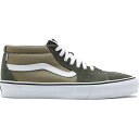 VANS バンズ JJJJOUND X SK8-MID VAULT LX 039 GREEN 039 ジョウンド × ヴァンズ スケート ミッド ヴォルト LX 039 グリーン 039 メンズ レディース スニーカー GREEN VN0A7TNH2D5【限定完売モデル】