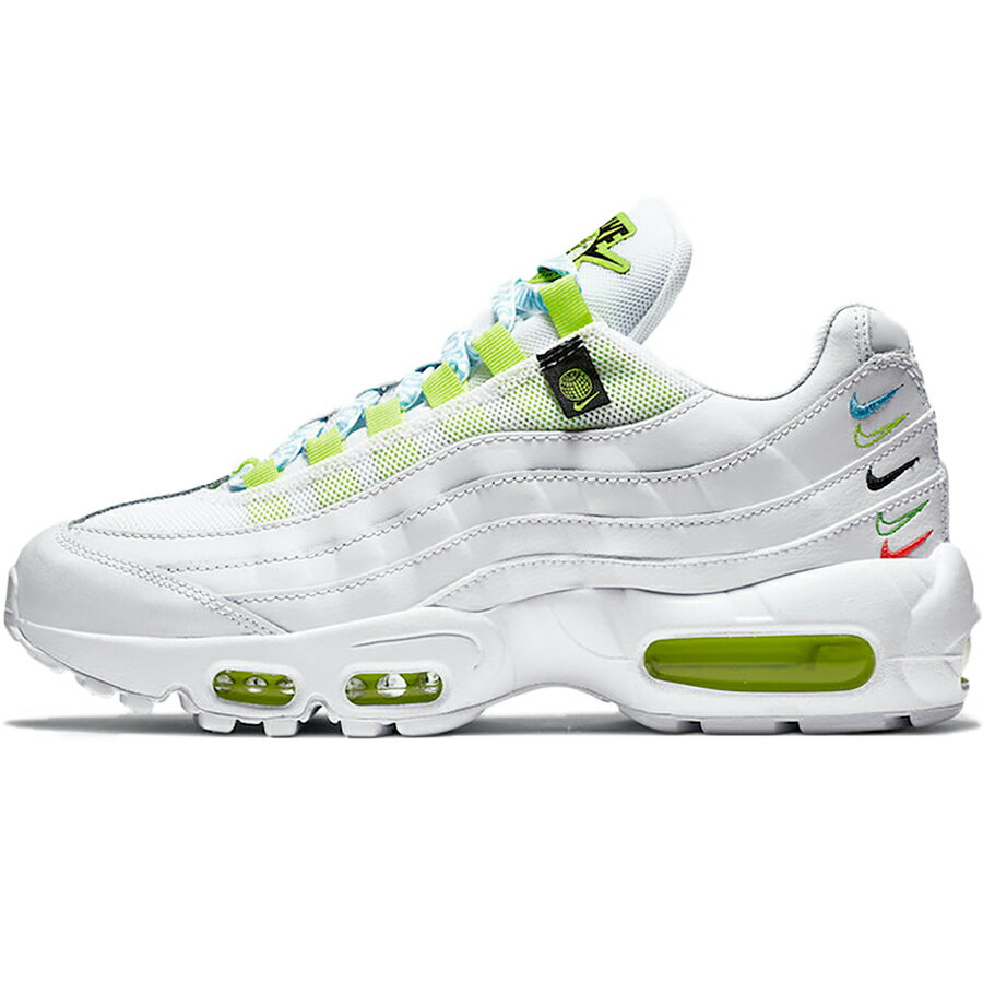 NIKE iCL WMNS AIR MAX 95 SE 'WORLDWIDE PACK' EBYTCYf GA }bNX 95 SE '[hCh pbN' fB[X Y Xj[J[ WHITE/WHITE/VOLT/BLUE FURY CV9030-100y芮fz