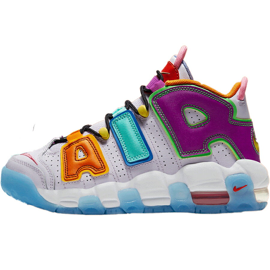 NIKE iCL AIR MORE UPTEMPO GS 'MULTI-COLOR' LbYTCYf A Abv e| '}` J[' LbY fB[X Xj[J[ BARELY GRAPE/OPTI YELLOW VIVID PURPLE ORANGE PEEL DH0624-500yCOWJ {ׁz