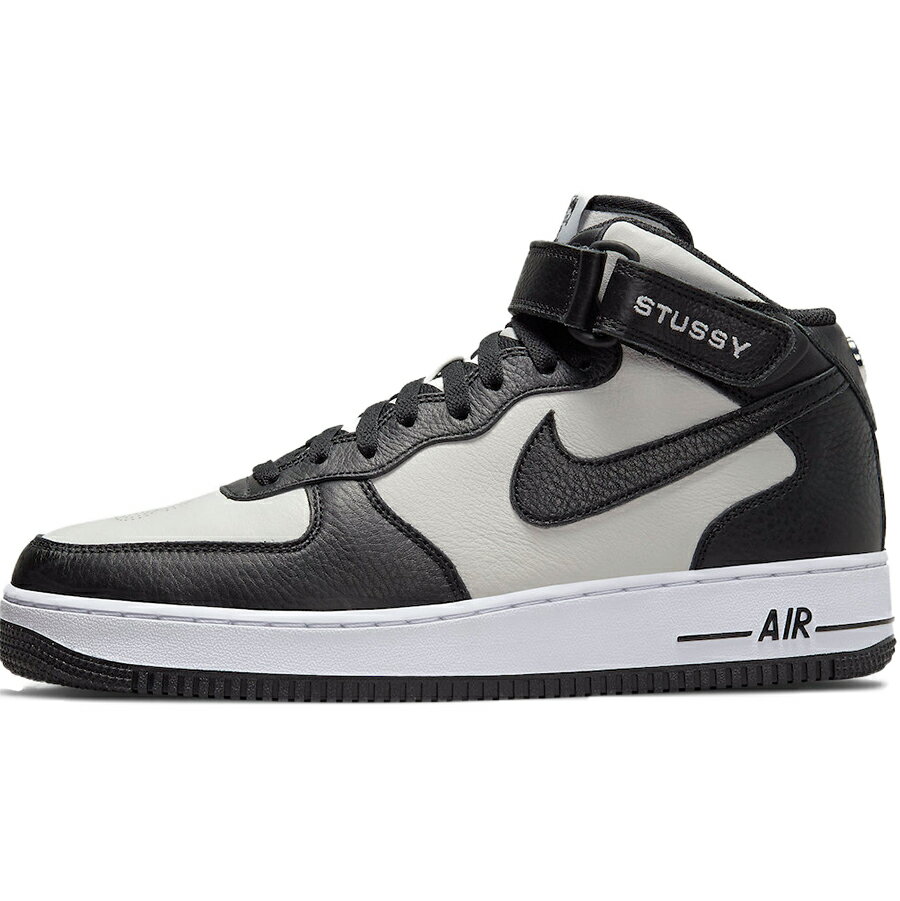 NIKE ナイキ STUSSY X AIR FORCE 1 MID 'BLACK WHITE' ステューシー × エア フォース ワン ミッド 