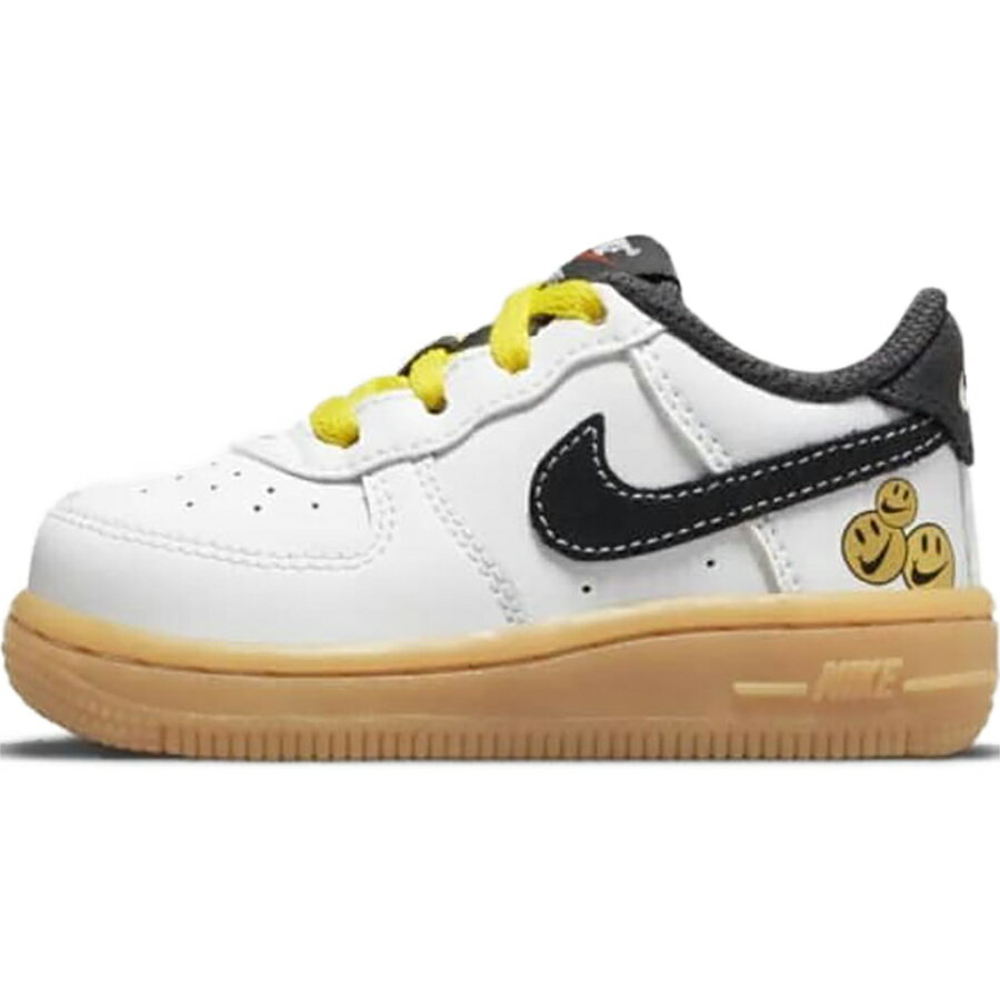 NIKE ナイキ AIR FORCE 1 LV8 TD 'GO THE EXTRA SMILE' ベビーサイズモデル エア フォース 1 LV8 'ゴー ザ エクストラ スマイル' ベビー スニーカー WHITE/RUSH BLUE/WHITE/BRILLIANT ORANGE DO5863-100【海外展開 日本未入荷】