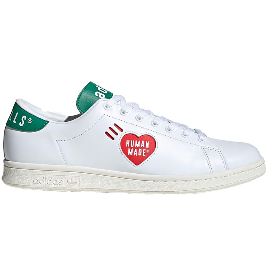 ADIDAS ORIGINALS AfB_X IWiX HUMAN MADE X STAN SMITH 'WHITE GREEN' q[} Ch ~ X^ X~X 