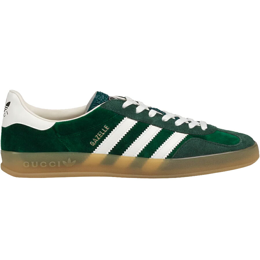 ADIDAS ORIGINALS アディダス オリジナルス GAZELLE X GUCCI 'GREEN SUEDE' ガゼル X グッチ 'グリーン スエード' メンズ レディース スニーカー GREEN/WHITE 7078489STU03170【海外展開 日本未入荷】