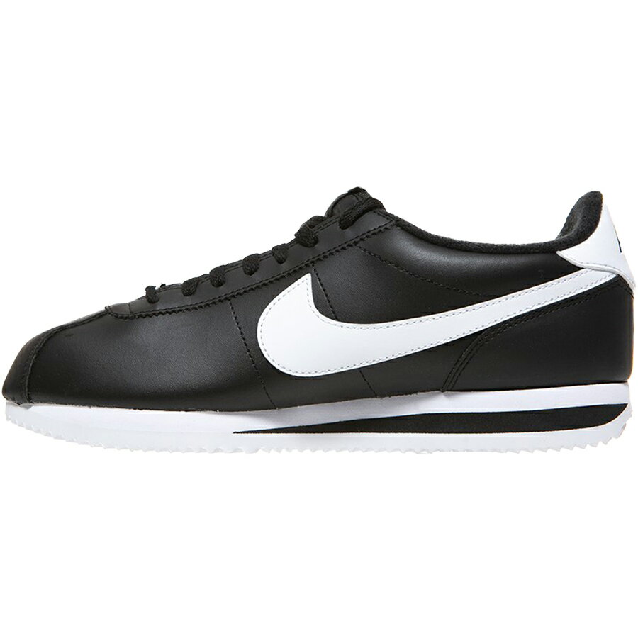 NIKE ナイキ CORTEZ BASIC LEATHER 039 BLACK WHITE 039 コルテッツ ベーシック レザー 039 ブラック ホワイト 039 メンズ レディース スニーカー BLACK/WHITE-METALLIC SILVER 819719-012【海外展開 日本未入荷】