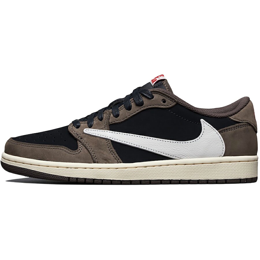 NIKE iCL TRAVIS SCOTT X AIR JORDAN 1 LOW 'MOCHA' gBX XRbg ~ GAW[_1 [ 'J' Y fB[X Xj[J[ BLACK/DARK MOCHA-UNIVERSITY RED-SAIL CQ4277-001y芮fz