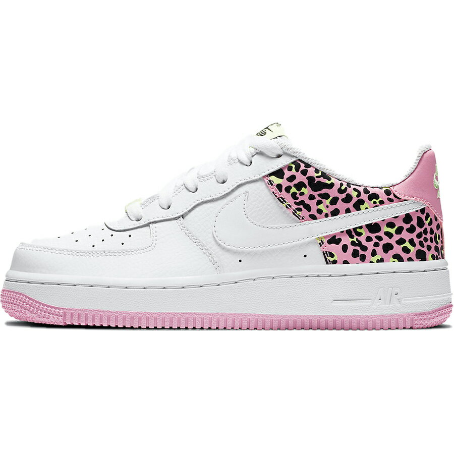 NIKE iCL AIR FORCE 1 '07 GS 'PINK LEOPARD' LbYTCYf GA tH[X 1 '07 'sN Ip[h' LbY fB[X Xj[J[ WHITE/PINK RISE/BARELY VOLT/WHITE DA4673-100yCOWJ {ׁz