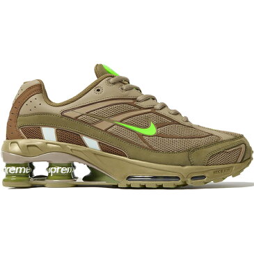 NIKE ナイキ SUPREME X SHOX RIDE 2 'NEUTRAL OLIVE' シュプリーム × ショックス ライド 2 'ナチュラル オリーブ' メンズ レディース スニーカー NEUTRAL OLIVE/ELECTRIC GREEN/PILGRIM DN1615-200【限定完売モデル】