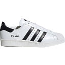 ADIDAS ORIGINALS アディダス オリジナルス PRADA X SUPERSTAR 039 WHITE BLACK 039 プラダ X スーパースター 039 ホワイト ブラック 039 メンズ レディース スニーカー CORE WHITE/CORE BLACK/CORE WHITE FW6680【限定完売モデル】