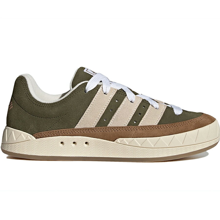 ADIDAS ORIGINALS アディダス オリジナルス HUMAN MADE X ADIMATIC 'DUST GREEN CREAM WHITE' ヒューマンメイド × アディマティック 'ダスト グリーン クリーム ホワイト' メンズ レディース スニーカー DUST GREEN/CREAM WHITE/BROWN DESERT HP9914