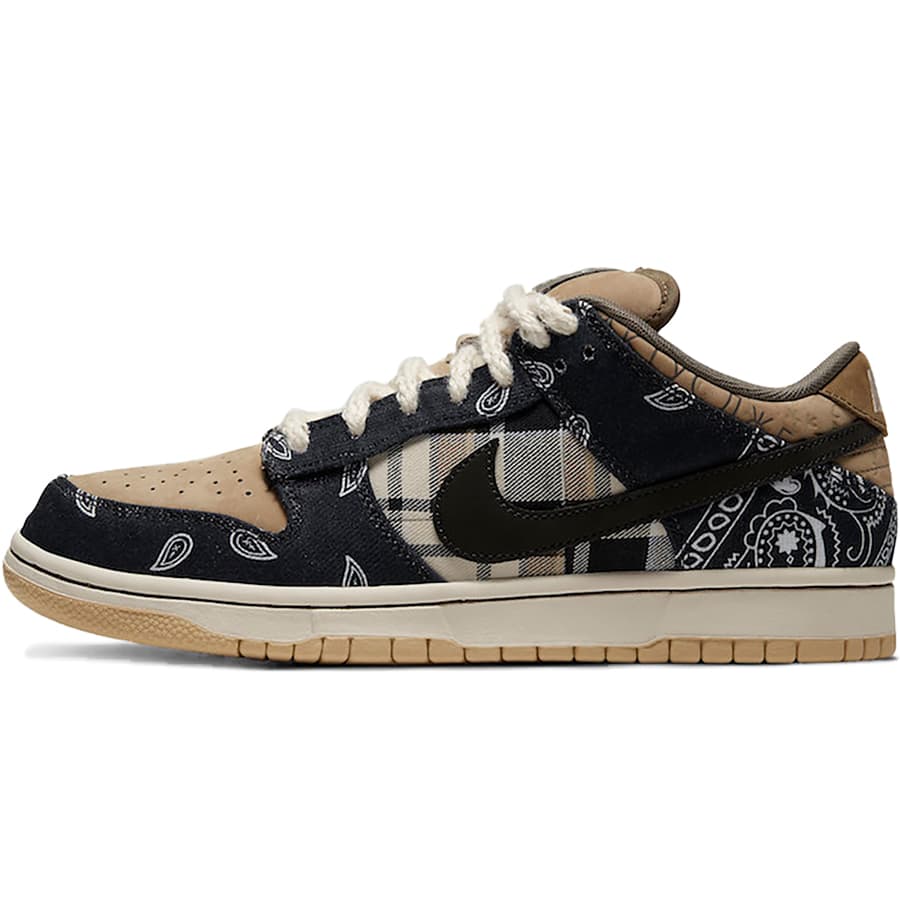 NIKE ナイキ TRAVIS SCOTT X DUNK LOW PREMIUM QS SB 'CACTUS JACK' トラヴィス スコット × ダンク ロー プレミアム QS SB 'カクタス ジャック' メンズ レディース スニーカー BLACK/PARACHUTE BEIGE/PETRA BROWN CT5053-001