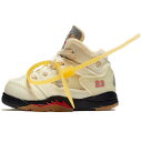 楽天Tens clothingNIKE ナイキ OFF-WHITE X AIR JORDAN 5 RETRO SP TD 'SAIL' ベビーサイズモデル オフホワイト × ナイキ エアジョーダン5 