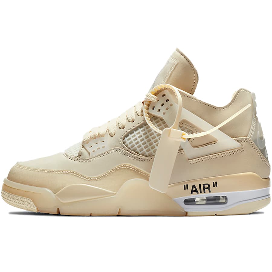 NIKE ナイキ OFF-WHITE X WMNS AIR JORDAN 4 SP 'SAIL' ウィメンズサイズ モデル オフホワイト× エアジョーダン4 SP 