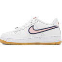 NIKE iCL AIR FORCE 1 LV8 GS 'PINK GLAZE' LbYTCYf GA tH[X LV8 'sN O[Y' LbY fB[X Xj[J[ WHITE/CHILE RED/GUM LIGHT BROWN/PINK GLAZE DB4542-100yCOWJ {ׁz