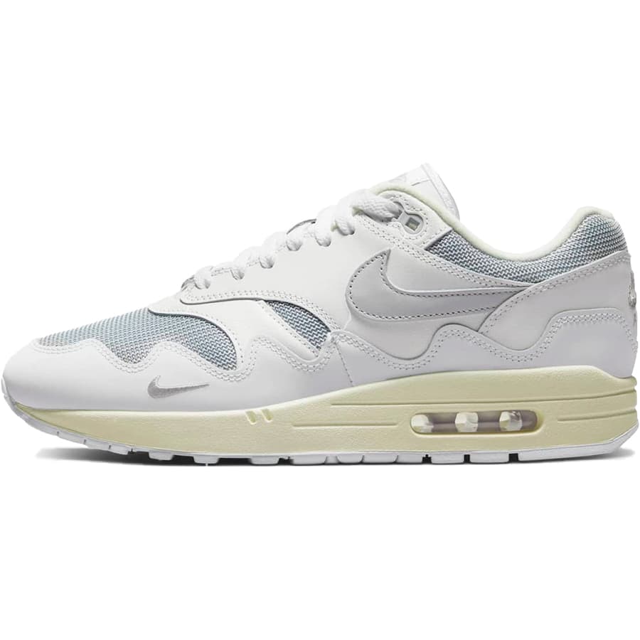 NIKE iCL PATTA X AIR MAX 1 'WHITE' p^ ~ GA}bNX 1 