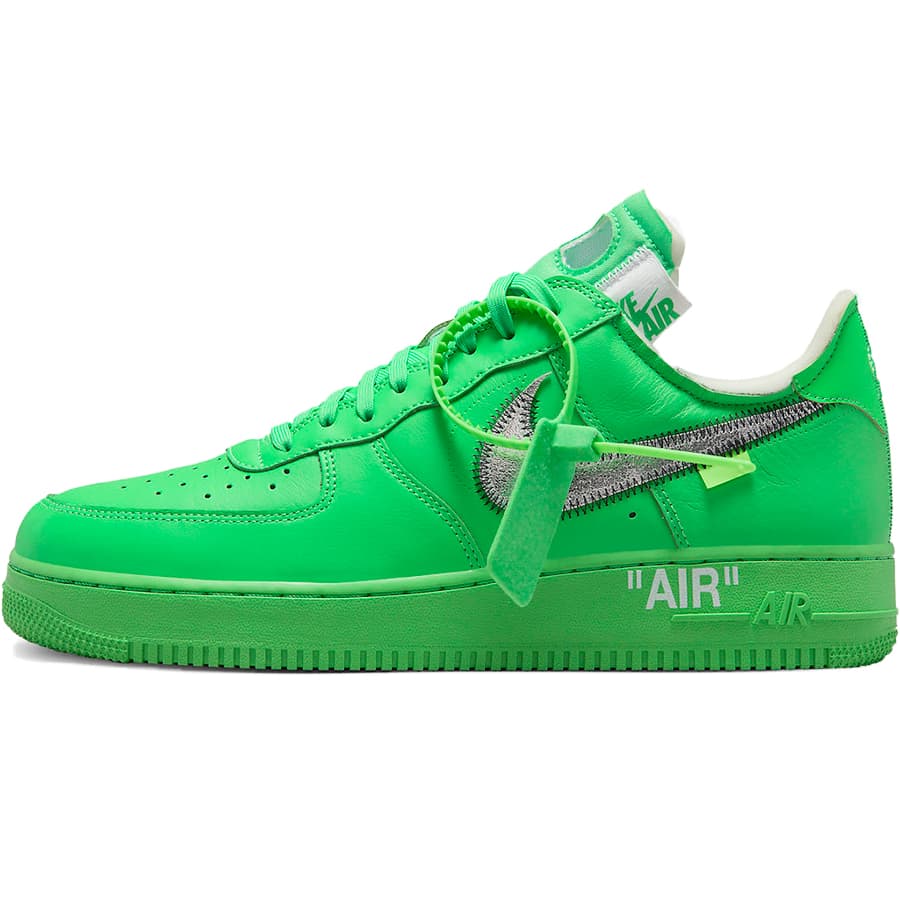 NIKE ナイキ OFF-WHITE X AIR FORCE 1 LOW 039 BROOKLYN 039 オフホワイト × エアフォース 1 ロー ブルックリン メンズ レディース スニーカー LIIGHT GREEN/ SPARK/METALLIC SILVER/LIIGHT GREEN DX1419-300【海外展開 日本未入荷】