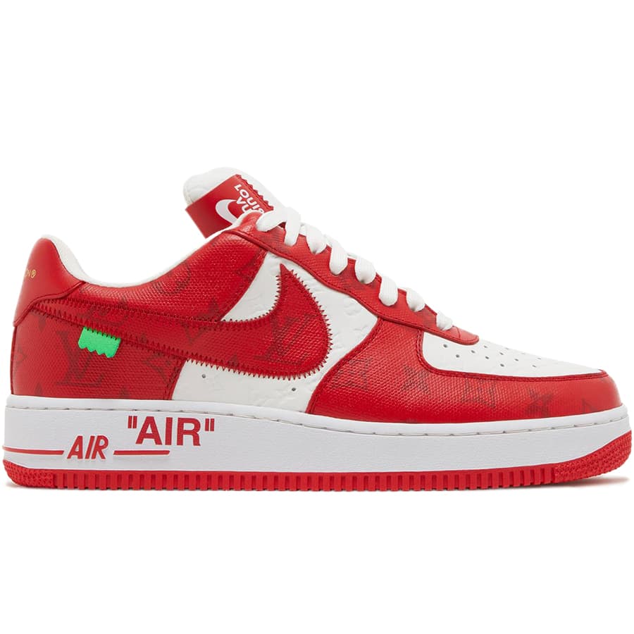 NIKE ナイキ LOUIS VUITTON X AIR FORCE 1 LOW 039 WHITE COMET RED 039 ルイ ヴィトン X エア フォース 1 ロー 039 ホワイト コメット レッド 039 メンズ レディース スニーカー WHITE/COMET RED LVNAFRED【限定完売モデル】