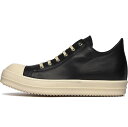 RICK OWENS リック・オウエンス SP2023 COLLECTION LOW SNEAKS SP2023 MADE IN UK コレクション ロースニークス メイド インUK メンズ レディース スニーカー BLACK/MILK/MILK RU01C4891-LPO-911