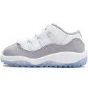 NIKE ナイキ TD AIR JORDAN 11 RETRO LOW 039 CEMENT GREY 039 ベビーサイズモデル エア ジョーダン 11 レトロ ロー 039 セメント グレー 039 ベビー キッズ スニーカー WHITE/UNIVERSITY BLUE/CEMENT GREY 505836-140【海外展開 日本未入荷】