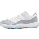 NIKE ナイキ GS AIR JORDAN 11 RETRO LOW 039 CEMENT GREY 039 キッズサイズモデル エア ジョーダン 11 レトロ ロー 039 セメント グレー 039 キッズ レディース スニーカー WHITE/UNIVERSITY BLUE/CEMENT GREY 528896-140【海外展開 日本未入荷】