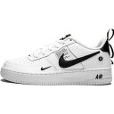 NIKE ナイキ GS AIR FORCE 1 LV8 UTILITY 'OVERBRANDING' キッズサイズモデル エア フォース 1 LV8 ユーティリティ 'オーバーブランディング' キッズ レディース スニーカー WHITE/BLACK-TOUR YELLOW-WHITE AR1708-100【海外展開 日本未入荷】