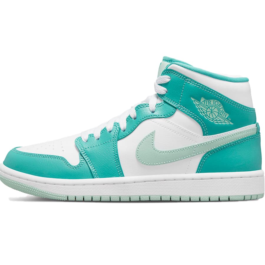 NIKE iCL WMNS AIR JORDAN 1 MID 'MARINE GREEN' EBYTCY f GA W[_ 1 ~bh '} O[' fB[X Y Xj[J[ WASHED TEAL/MINT FOAM/WHITE DV2229-300y芮fz