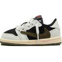 NIKE ナイキ TD TRAVIS SCOTT XAIR JORDAN 1 RETRO LOW OG 039 OLIVE 039 ベビーサイズモデル トラヴィス スコット × ナイキ エアジョーダン1 ロー OG オリーブ ベビー キッズ スニーカー SAIL/UNIVERSITY RED/BLACK/MEDIUM OLIVE DZ5908-106【限定完売モデル】