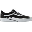 VANS バンズ MASTERMIND WORLD X OLD SKOOL VLT LX 039 BOLT - PUNK CULTURE 039 マスターマインド ワールド × オールドスクール LX 039 ボルト パンク カルチャー 039 メンズ レディース スニーカー BLACK/WHITE VN0007PRBLK1【限定完売モデル】