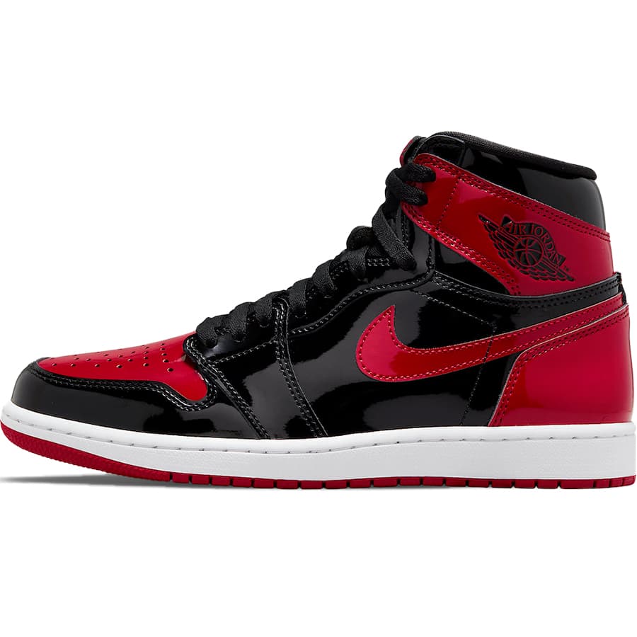 NIKE ナイキ AIR JORDAN 1 RETRO HIGH OG 039 PATENT BRED 039 エアジョーダン1 レトロ ハイ OG パテント ブレッド メンズ レディース スニーカー BLACK/WHITE/VARSITY RED 555088-063【限定完売モデル】