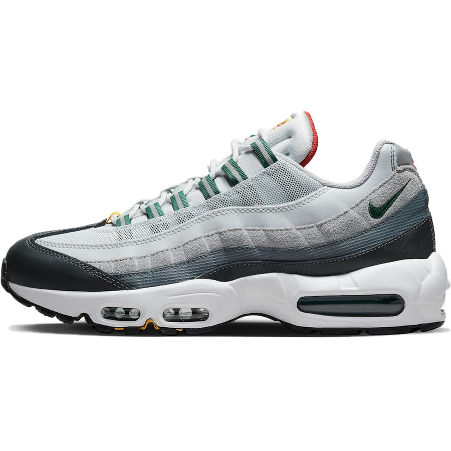 NIKE ナイキ AIR MAX 95 'PREP SCHOOL' エア マックス 95 'プレップ スクール' メンズ レディース スニーカー PURE PLATINUM/UNIVERSITYGOLD/CINNABAR/GORGE GREEN DM0011-002