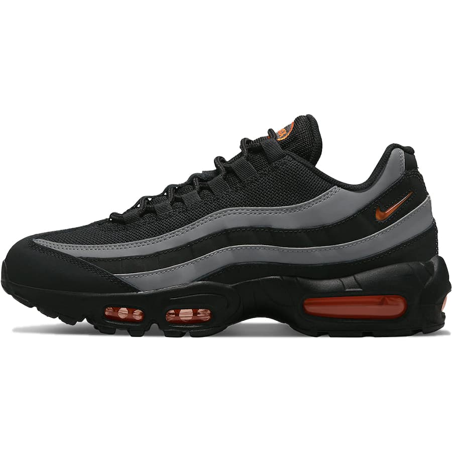 NIKE ナイキ AIR MAX 95 'BLACK GREY SAFETY ORANGE' エア マックス 95 'ブラック グレー セーフティ オレンジ' メンズ レディース スニーカー BLACK/SAFETY ORANGE/IRON GREY/WHITE DX2657-001